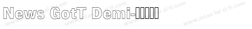News GotT Demi字体转换